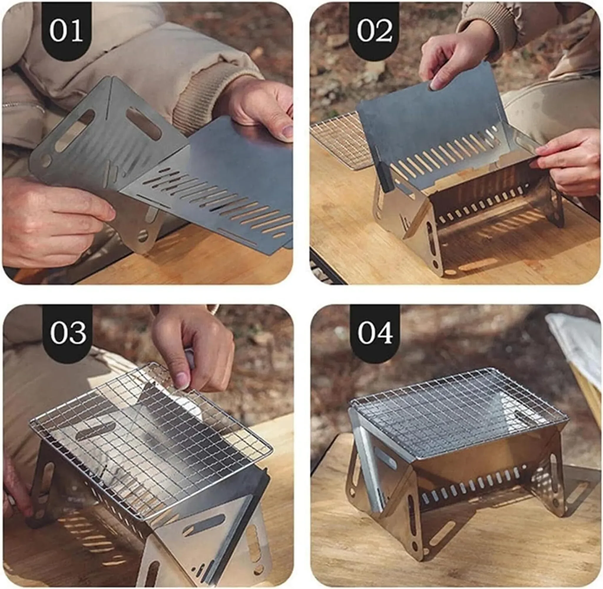 Tragbarer Klappgrill – PORTOGRILL
